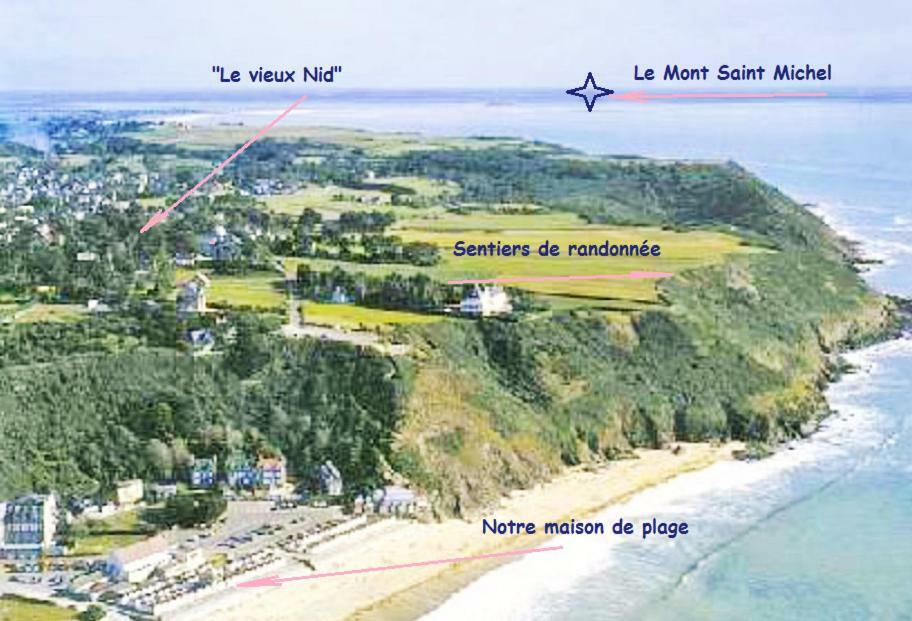 "Le Vieux Nid" Villa Carolles Eksteriør bilde